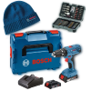 Coffret BOSCH perceuse visseuse 18v21 + 43 embouts vissages